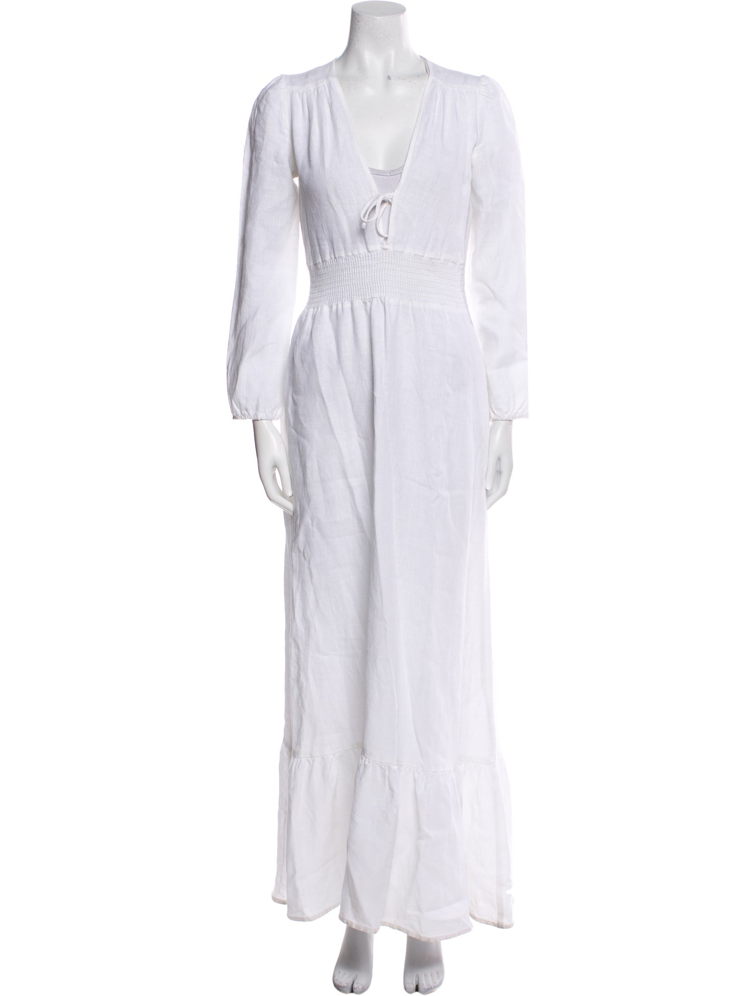 Reformation Linen Long Dress