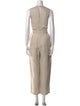 Reformation Linen Crew Neck Jumpsuit