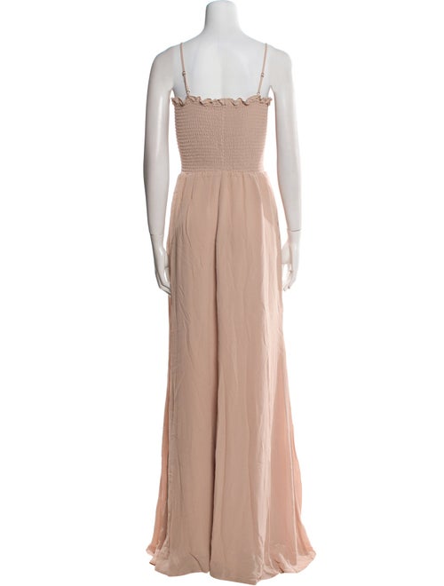 Reformation Square Neckline Long Dress