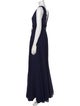 Reformation V-Neck Long Dress
