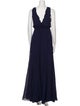 Reformation V-Neck Long Dress