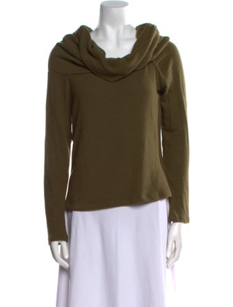 Reformation Cowl Neck Long Sleeve Sweatshirt