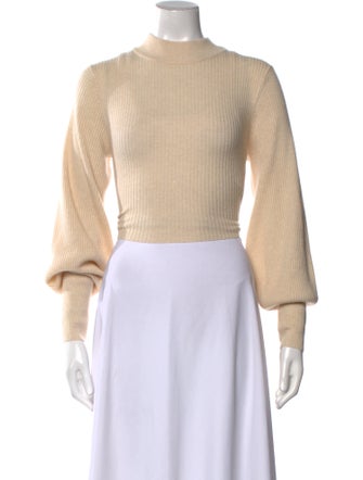 Reformation Cashmere Mock Neck Sweater