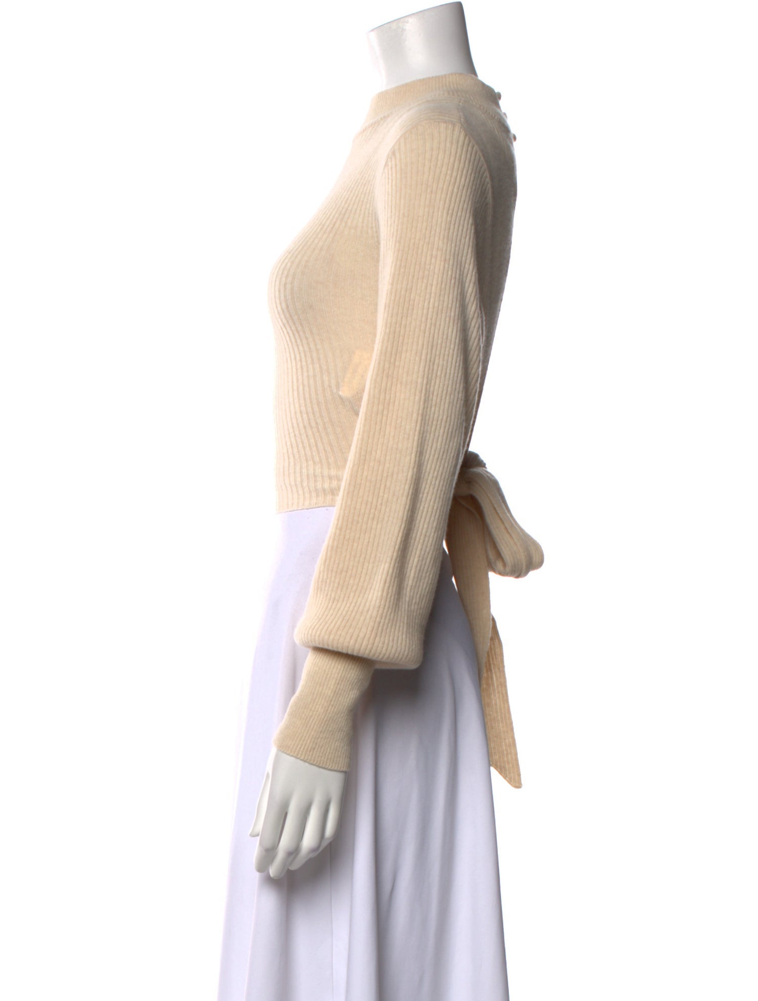 Reformation Cashmere Mock Neck Sweater
