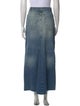 Reformation Distressed Accents Midi Length Skirt