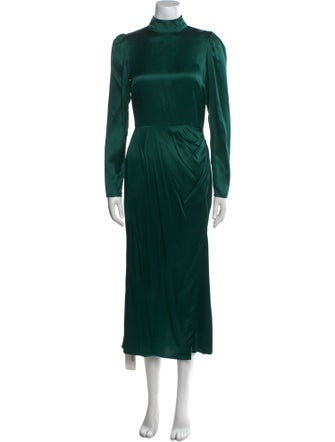 Reformation Silk Long Dress