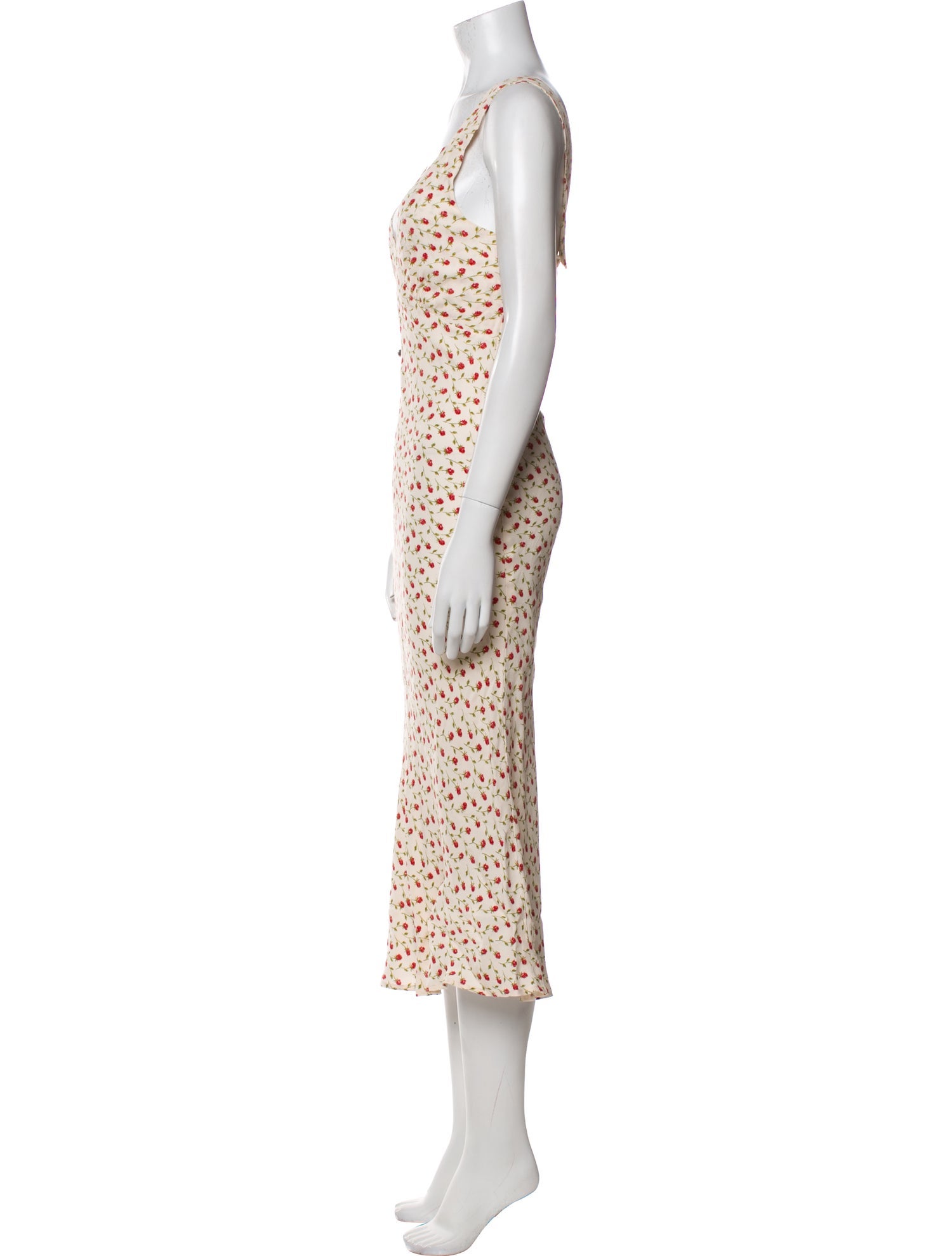 Reformation Printed Midi Length Dress