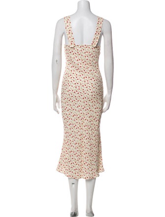 Reformation Printed Midi Length Dress