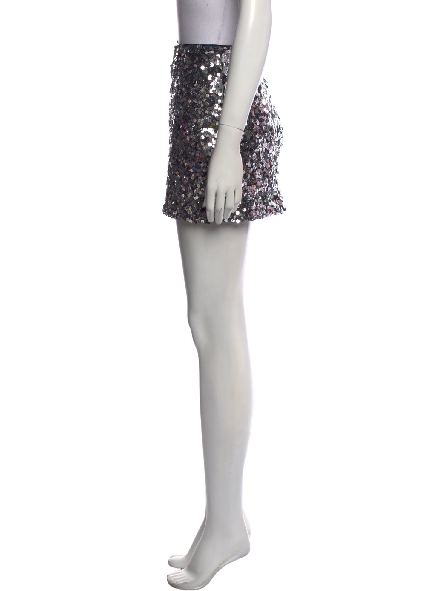 Reformation Patterned Mini Skirt