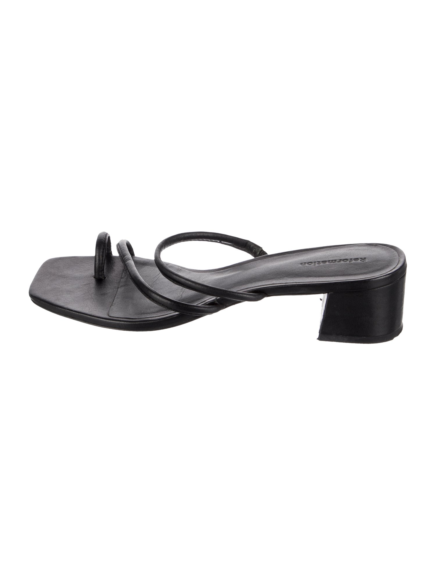 Reformation Leather Slides