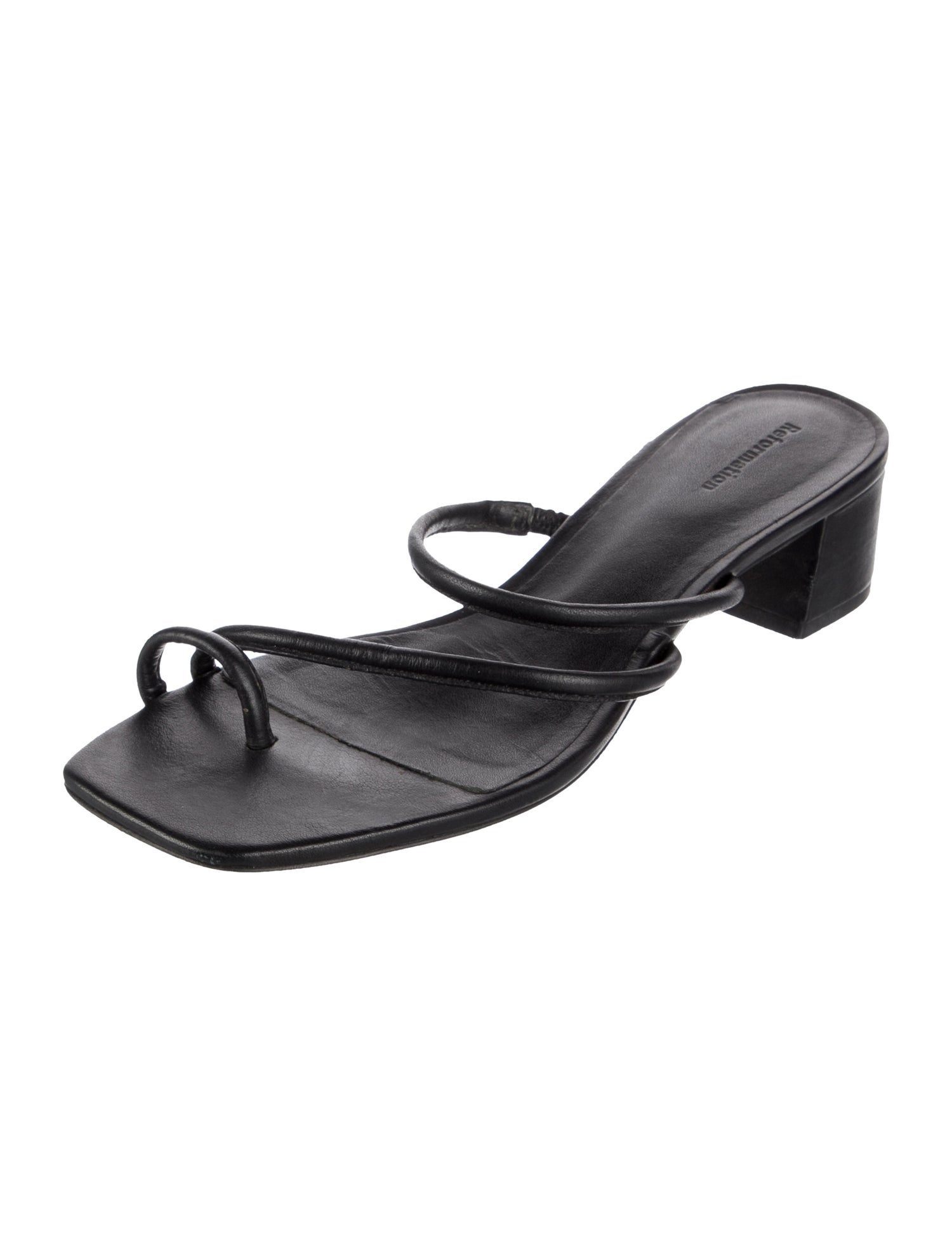 Reformation Leather Slides