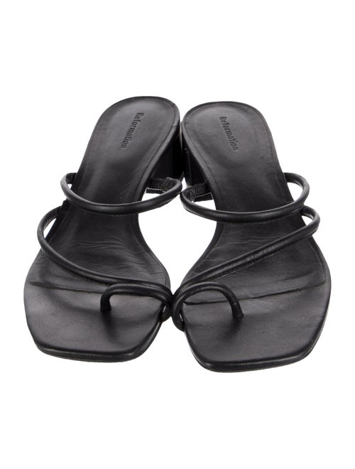 Reformation Leather Slides