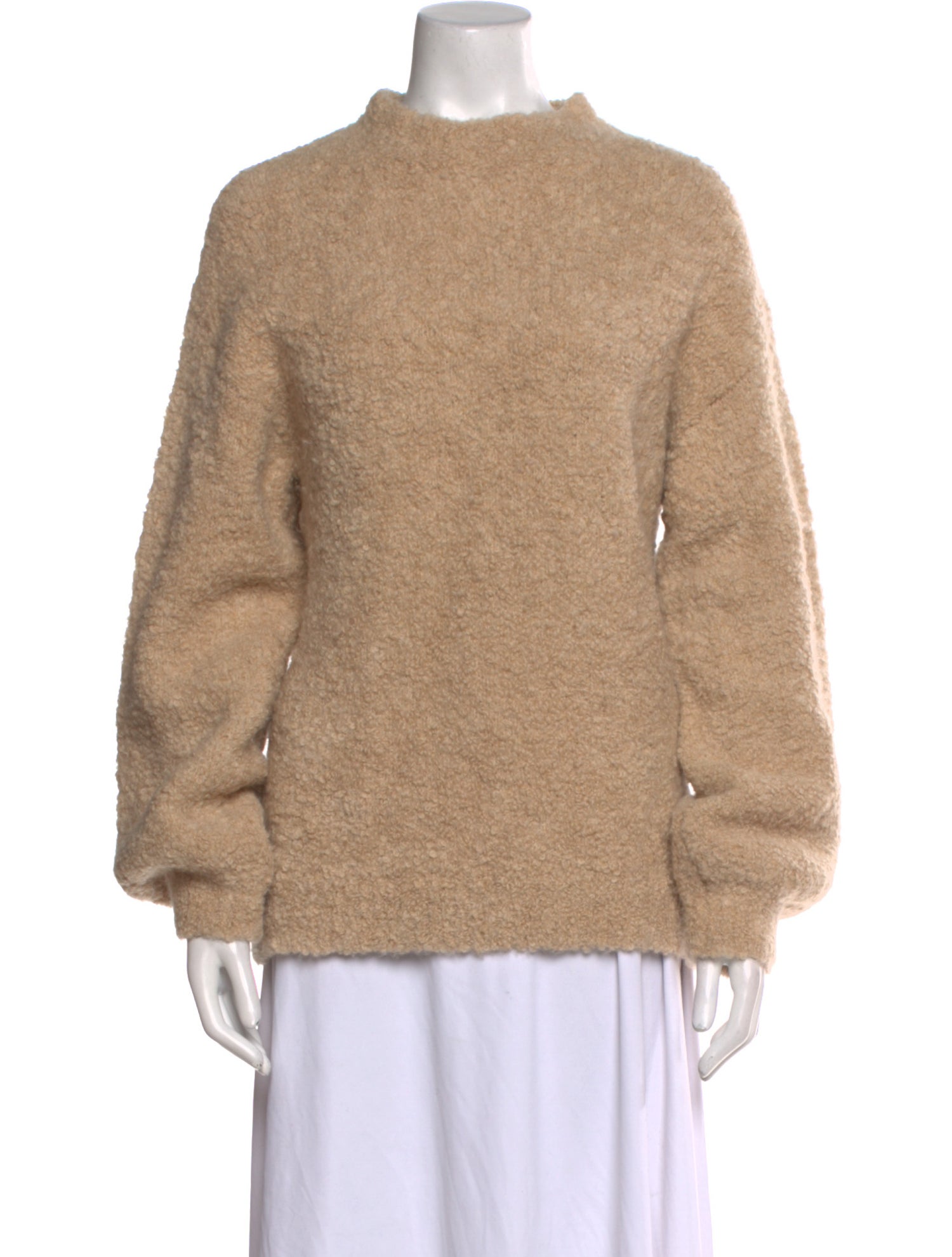Reformation Alpaca Mock Neck Sweater