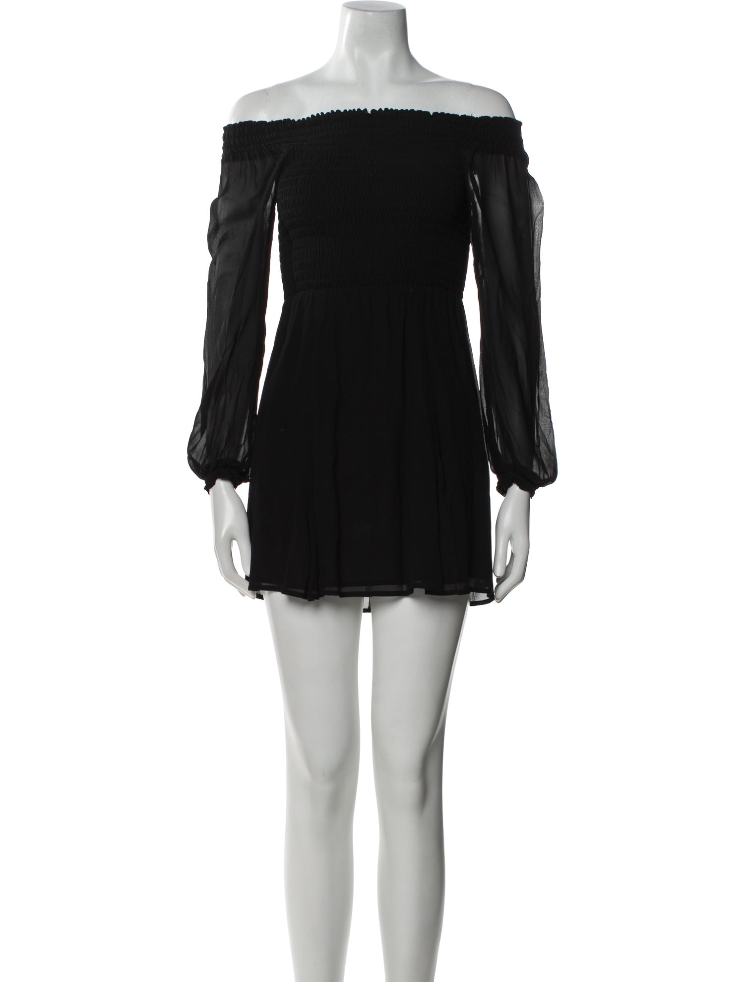 Reformation Off-The-Shoulder Mini Dress