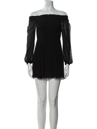 Reformation Off-The-Shoulder Mini Dress