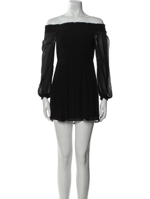 Reformation Off-The-Shoulder Mini Dress