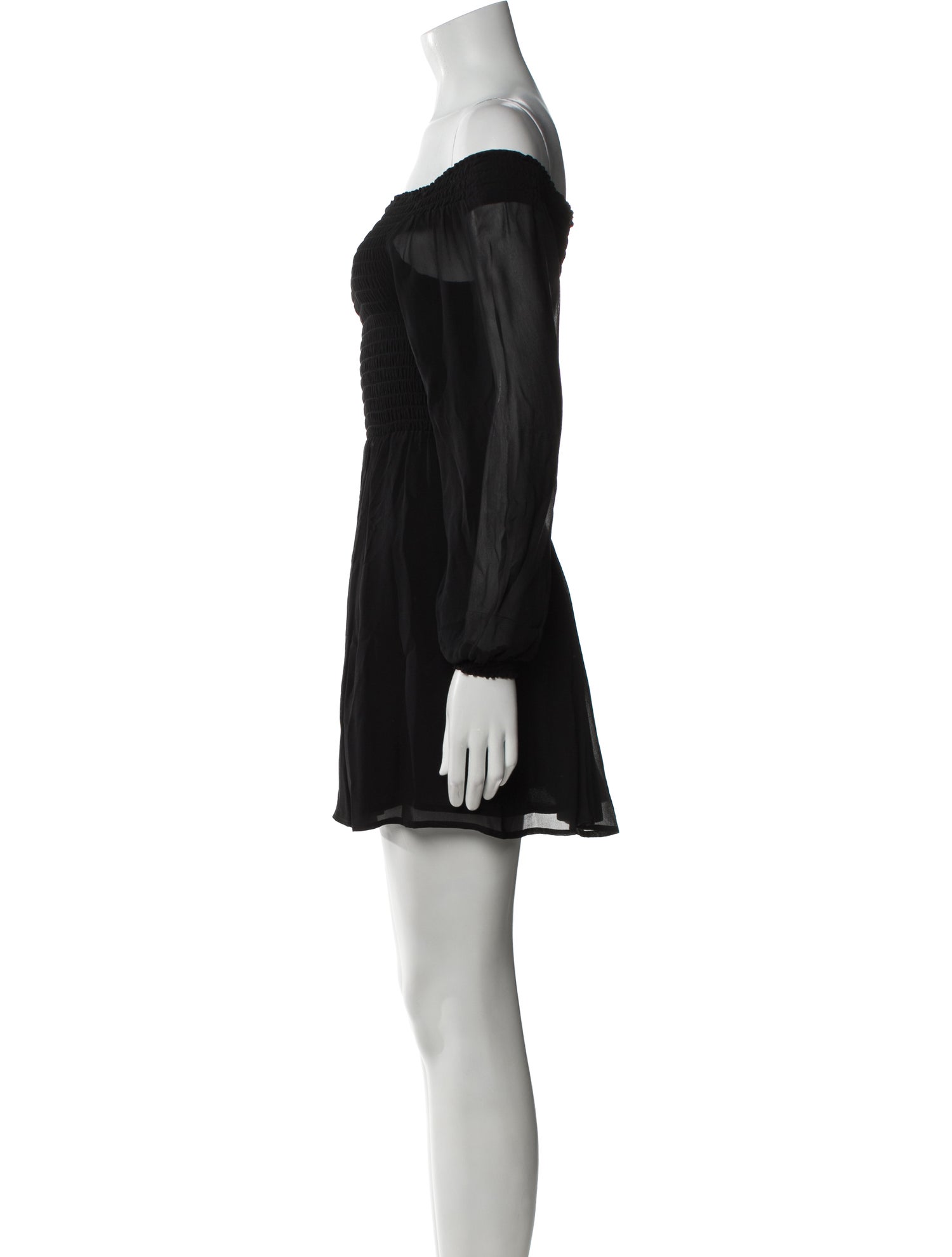 Reformation Off-The-Shoulder Mini Dress