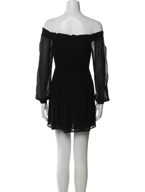 Reformation Off-The-Shoulder Mini Dress