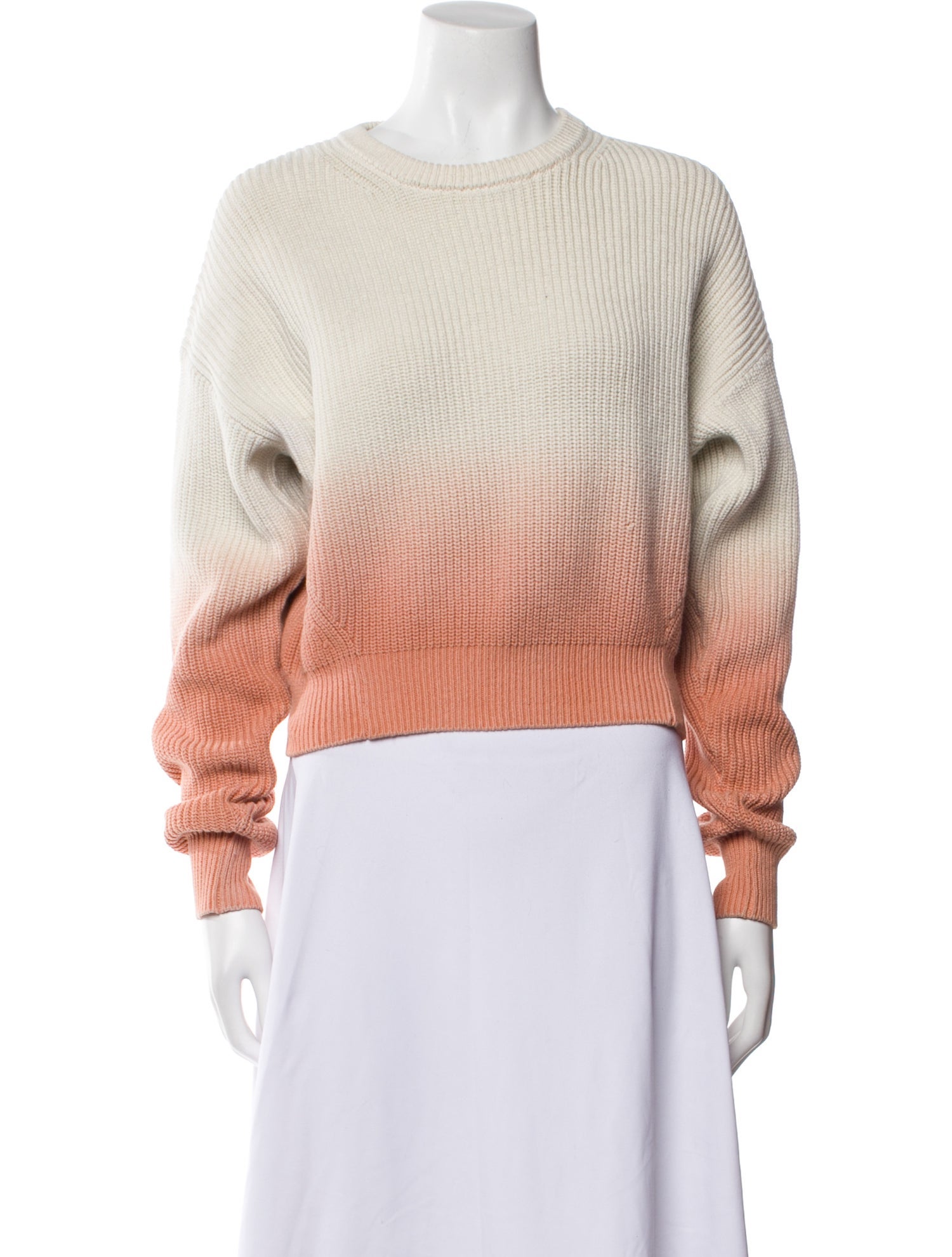 Reformation Tie-Dye Print Crew Neck Sweater