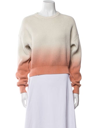 Reformation Tie-Dye Print Crew Neck Sweater