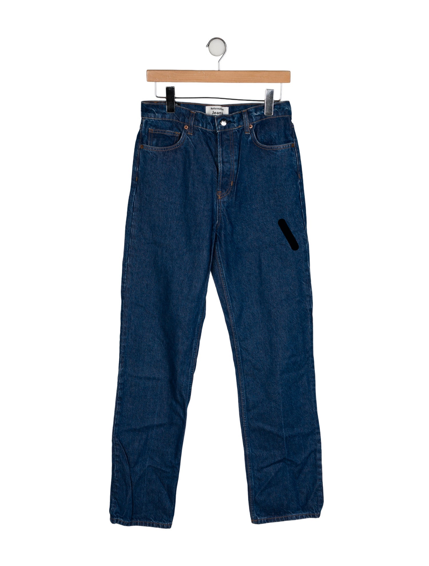Reformation High-Rise Straight Leg Jeans