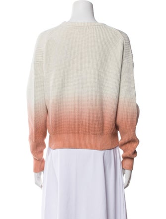 Reformation Tie-Dye Print Crew Neck Sweater