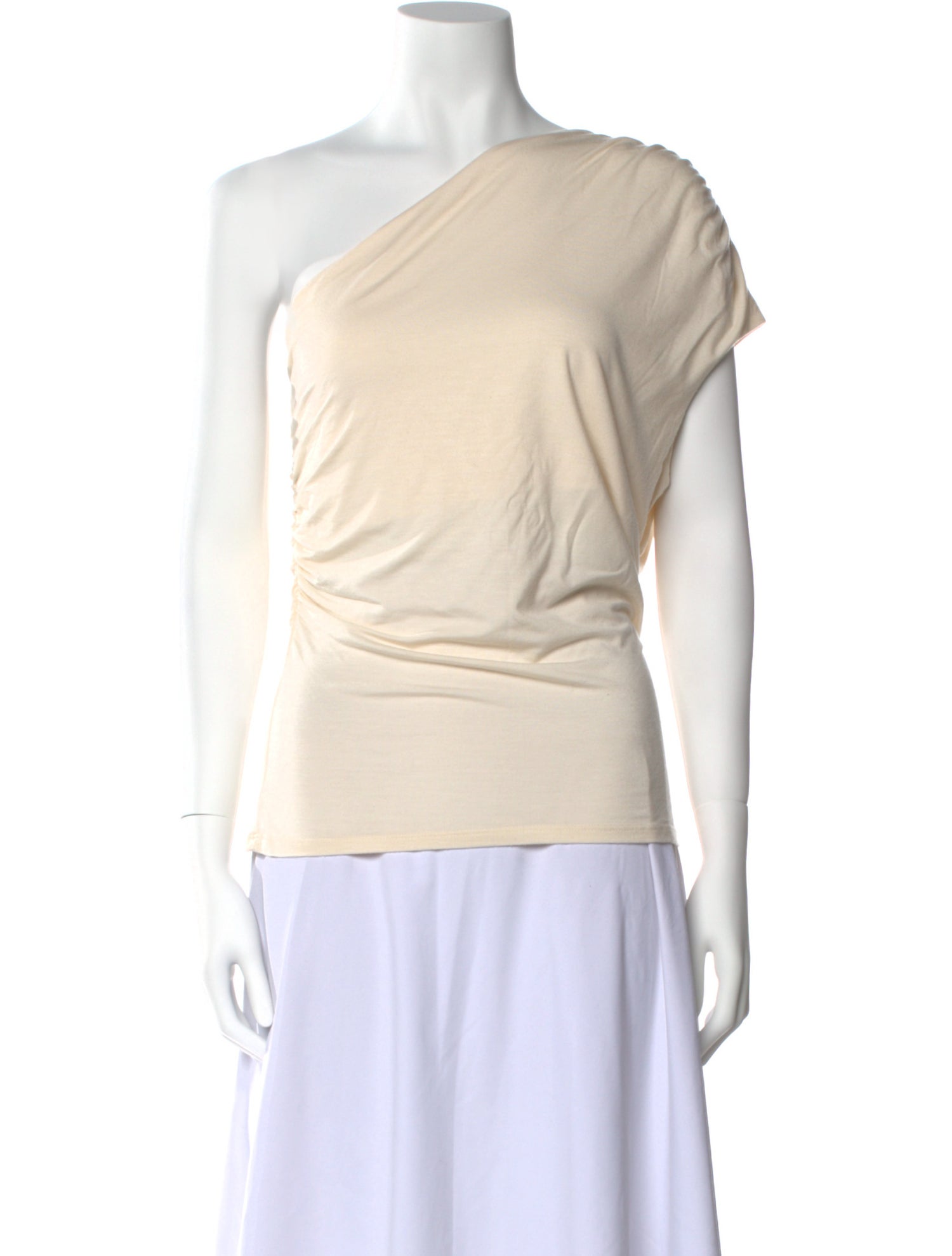 Reformation One-Shoulder Short Sleeve Top