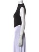 Reformation Mock Neck Sleeveless Crop Top