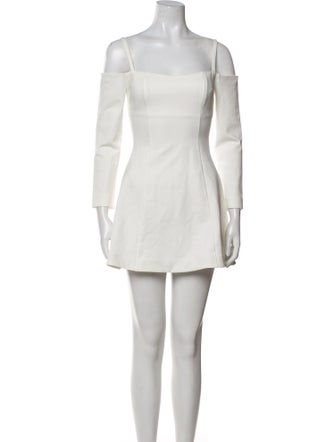 Reformation Square Neckline Mini Dress