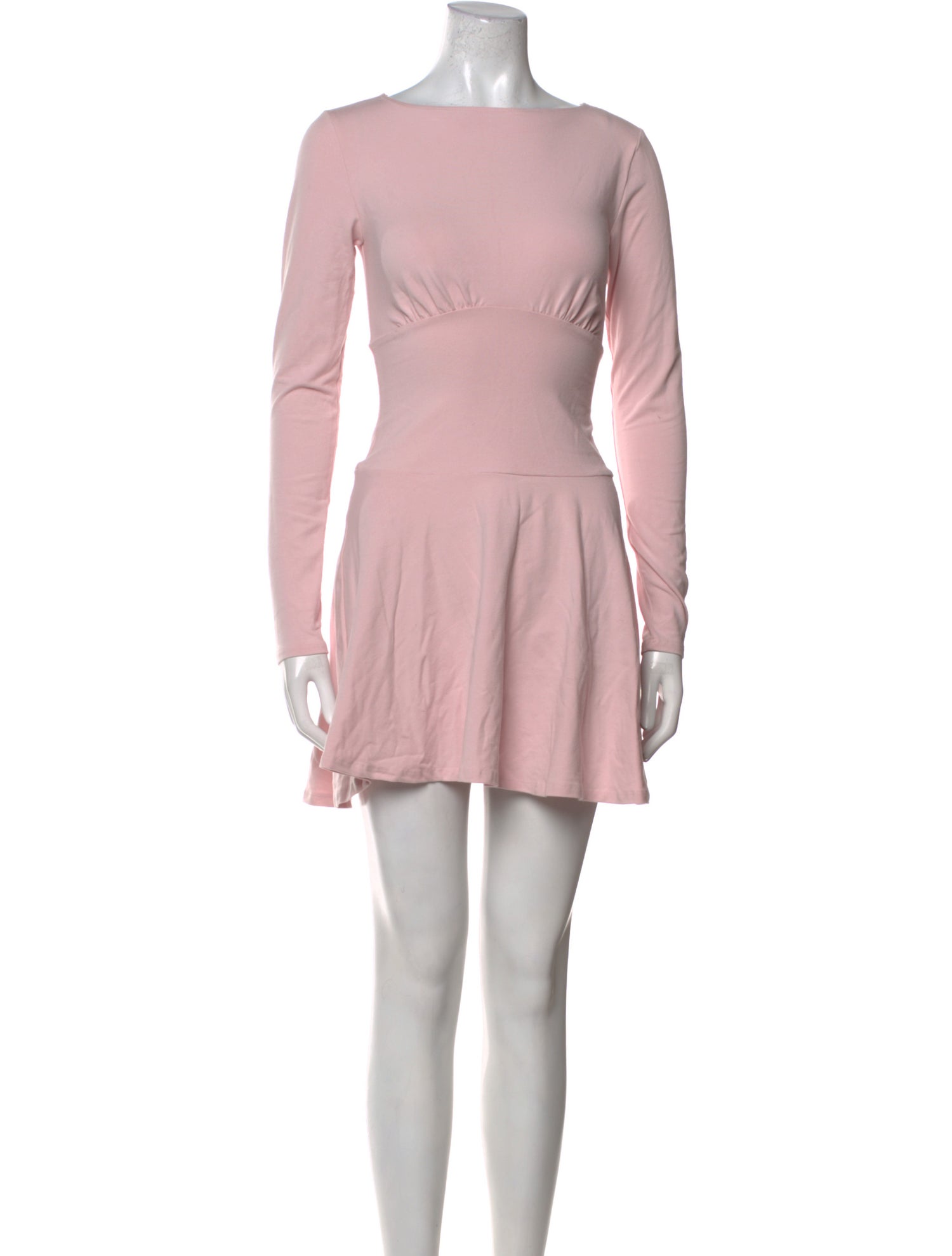 Reformation Bateau Neckline Mini Dress