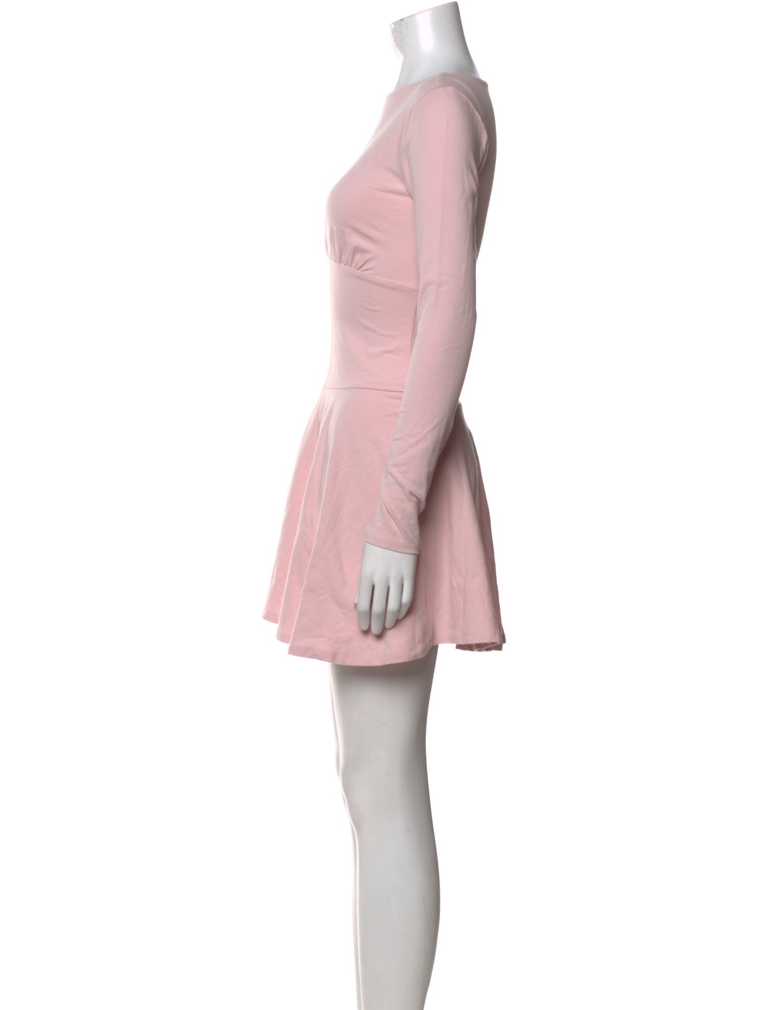 Reformation Bateau Neckline Mini Dress