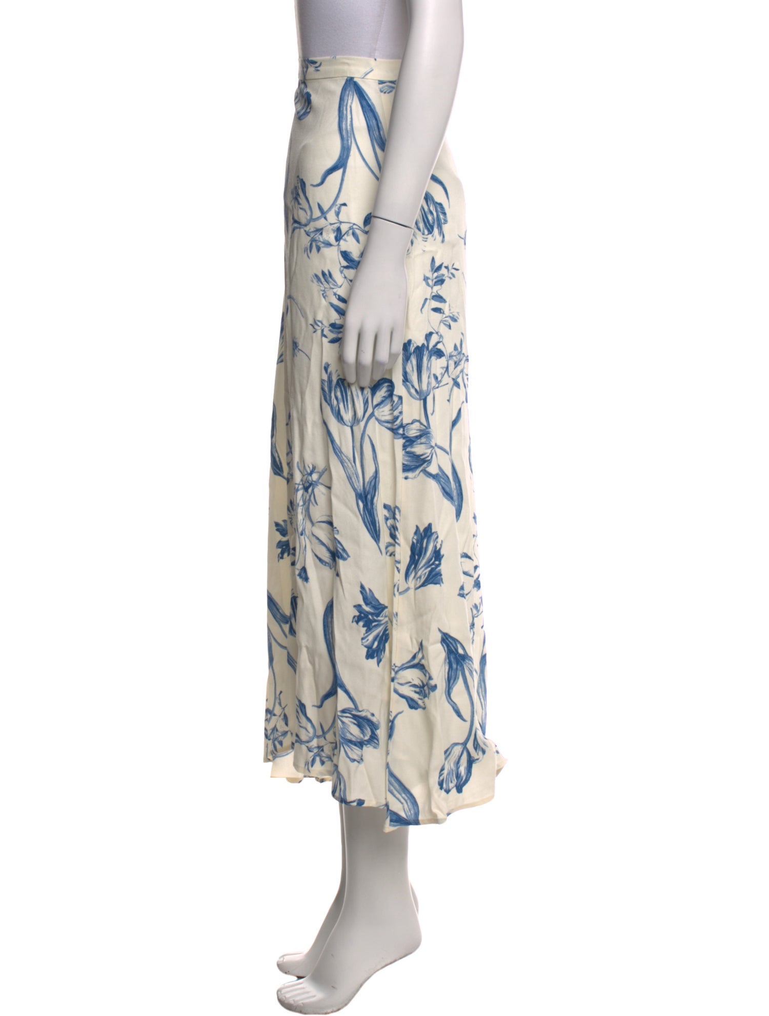 Reformation Floral Print Midi Length Skirt w/ Tags