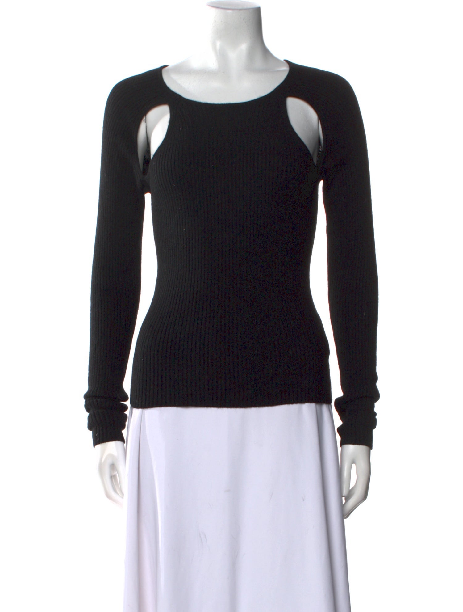 Reformation Cashmere Scoop Neck Top