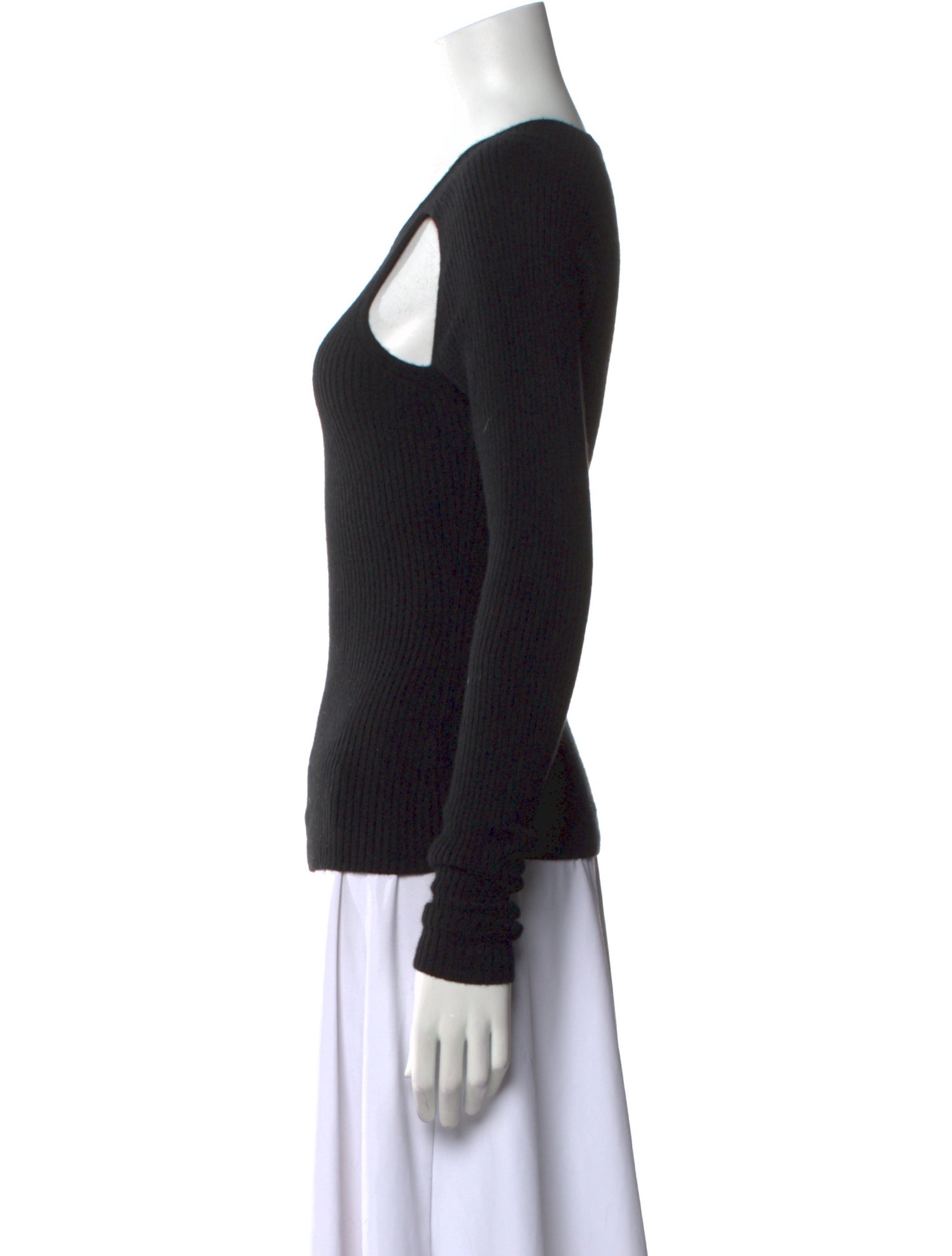 Reformation Cashmere Scoop Neck Top