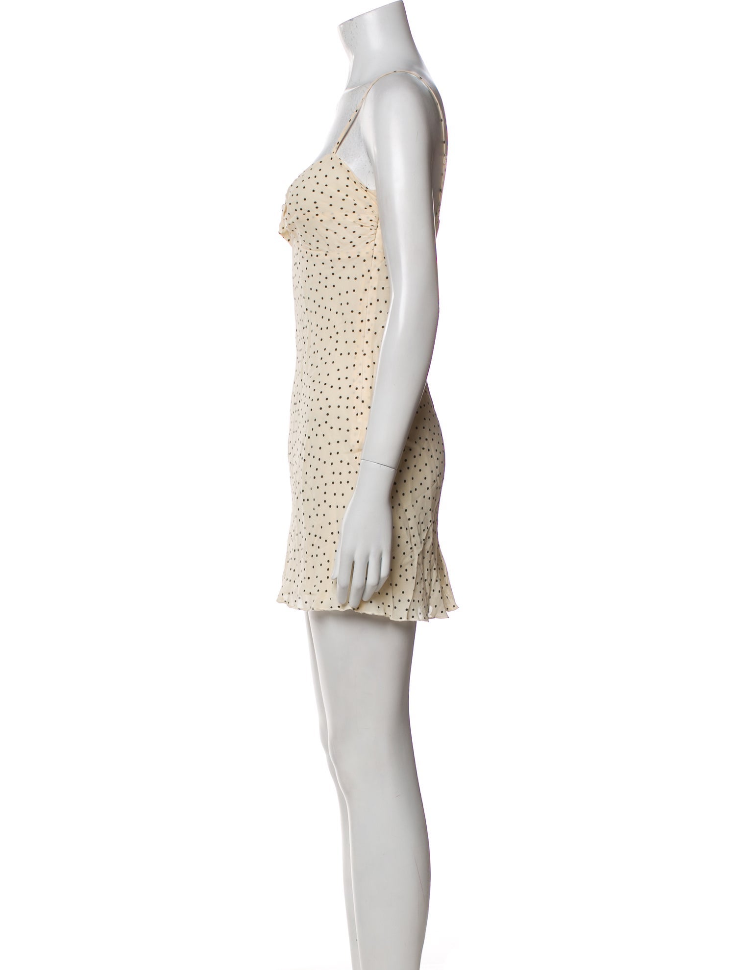 Reformation Polka Dot Print Mini Dress