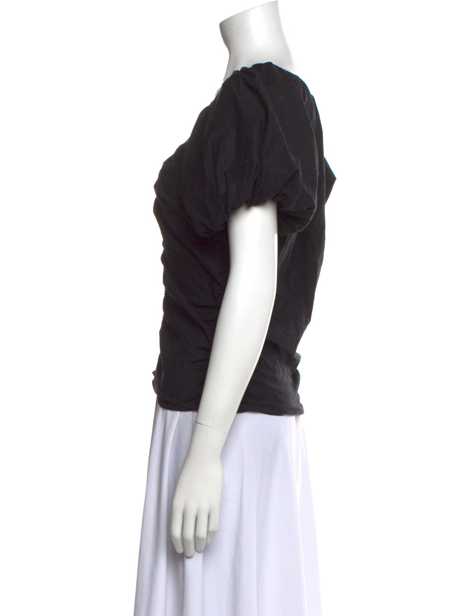 Reformation V-Neck Short Sleeve Blouse