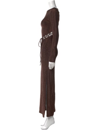 Reformation Crew Neck Long Dress