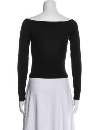 Reformation Off-The-Shoulder Long Sleeve Bodysuit