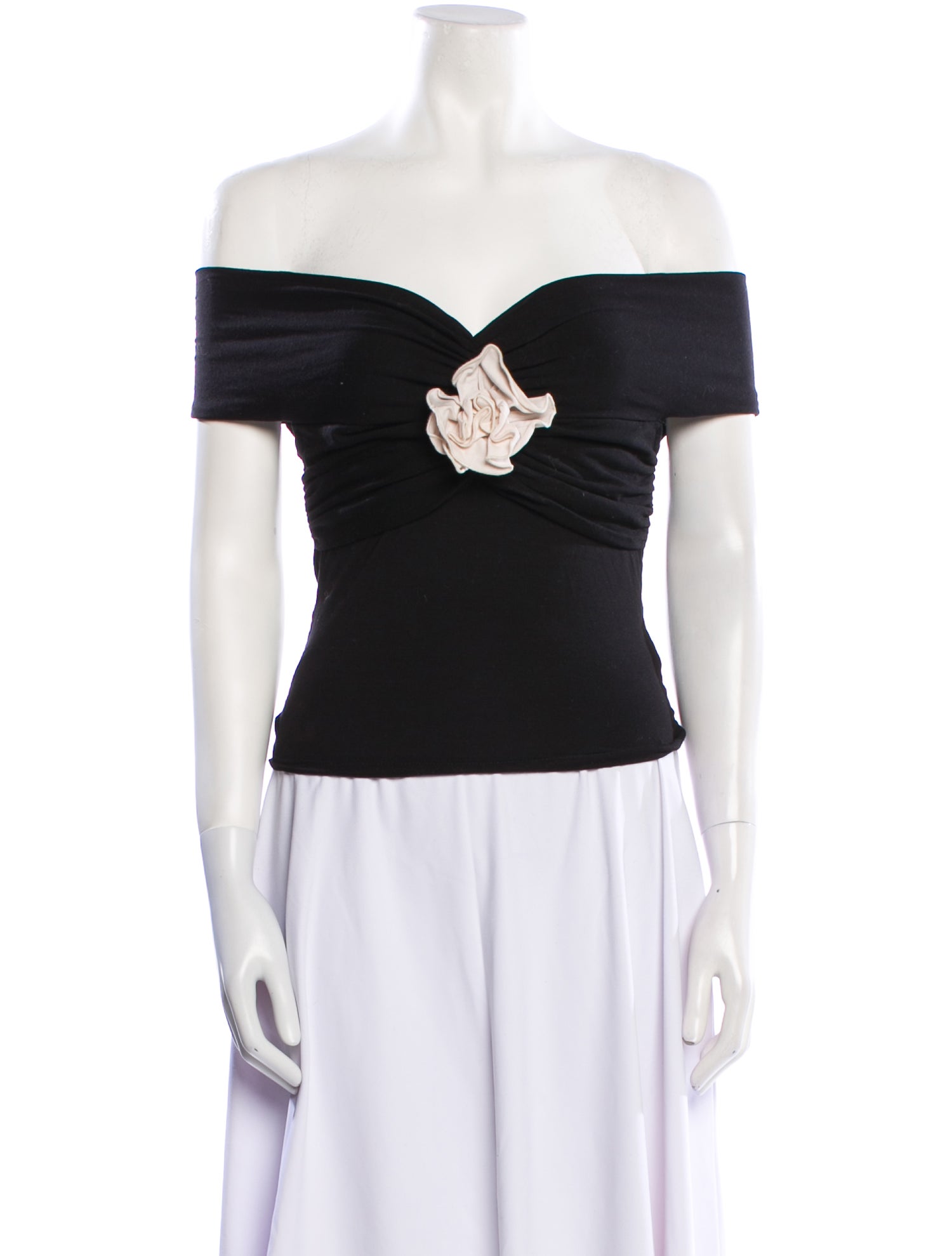 Reformation Off-The-Shoulder Short Sleeve Top