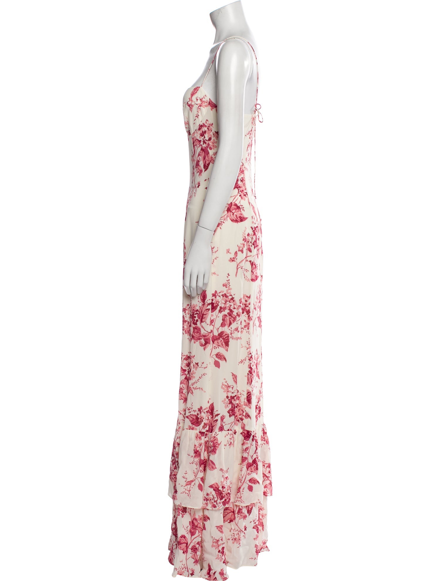Reformation Floral Print Long Dress w/ Tags