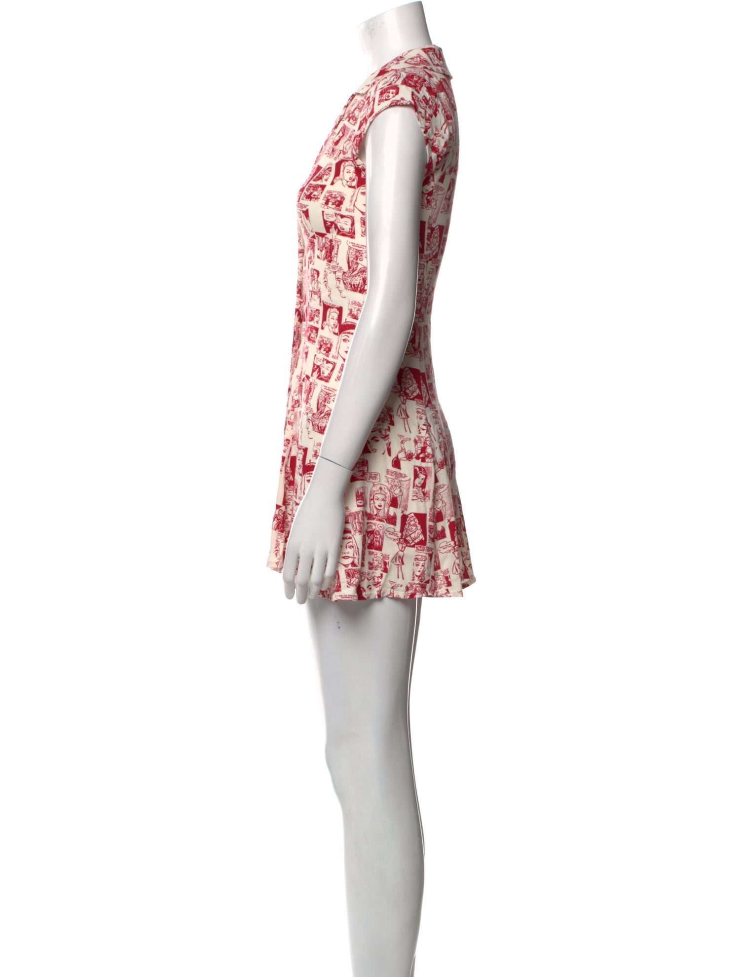 Reformation Printed Mini Dress