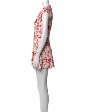 Reformation Printed Mini Dress