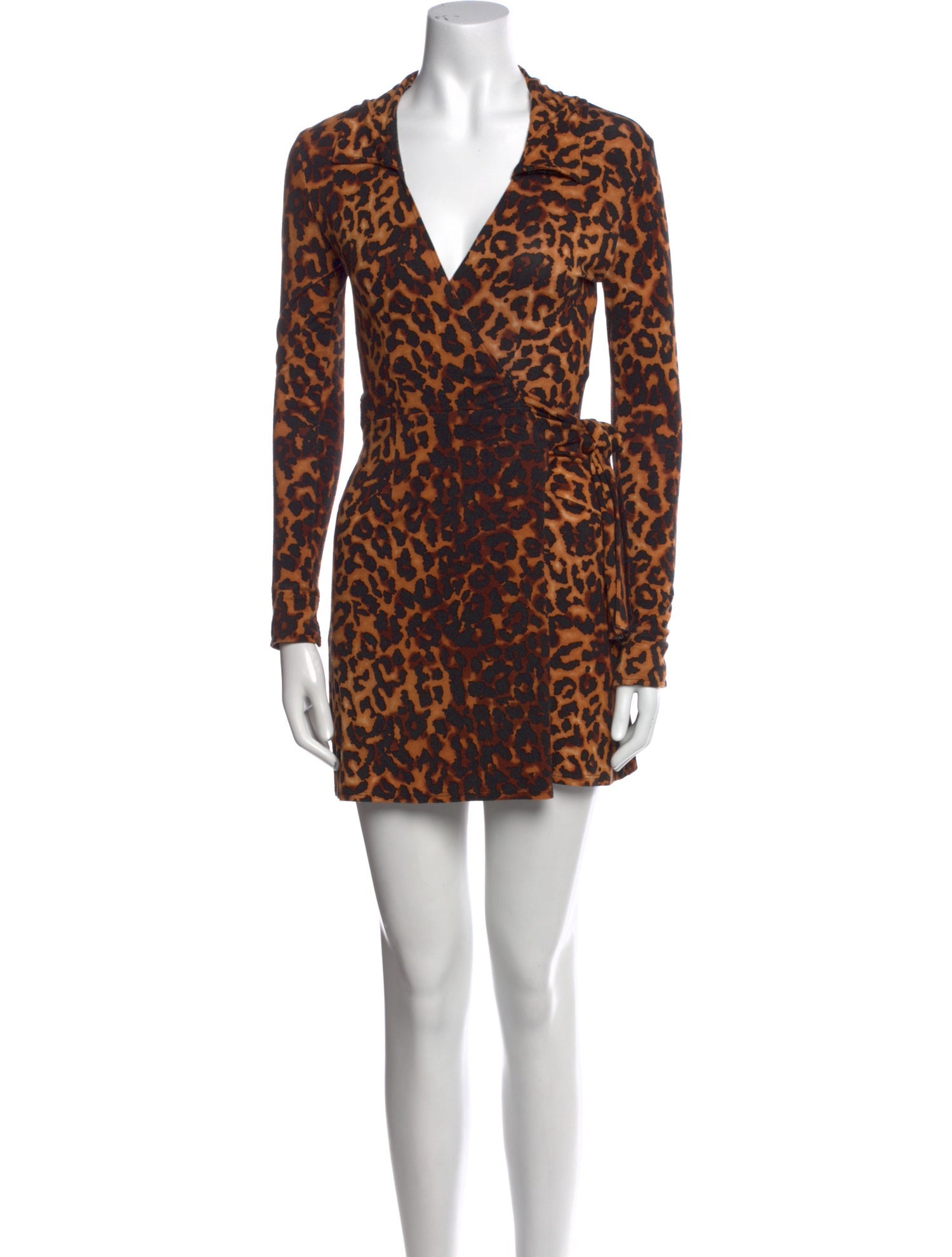 Reformation Animal Print Mini Dress