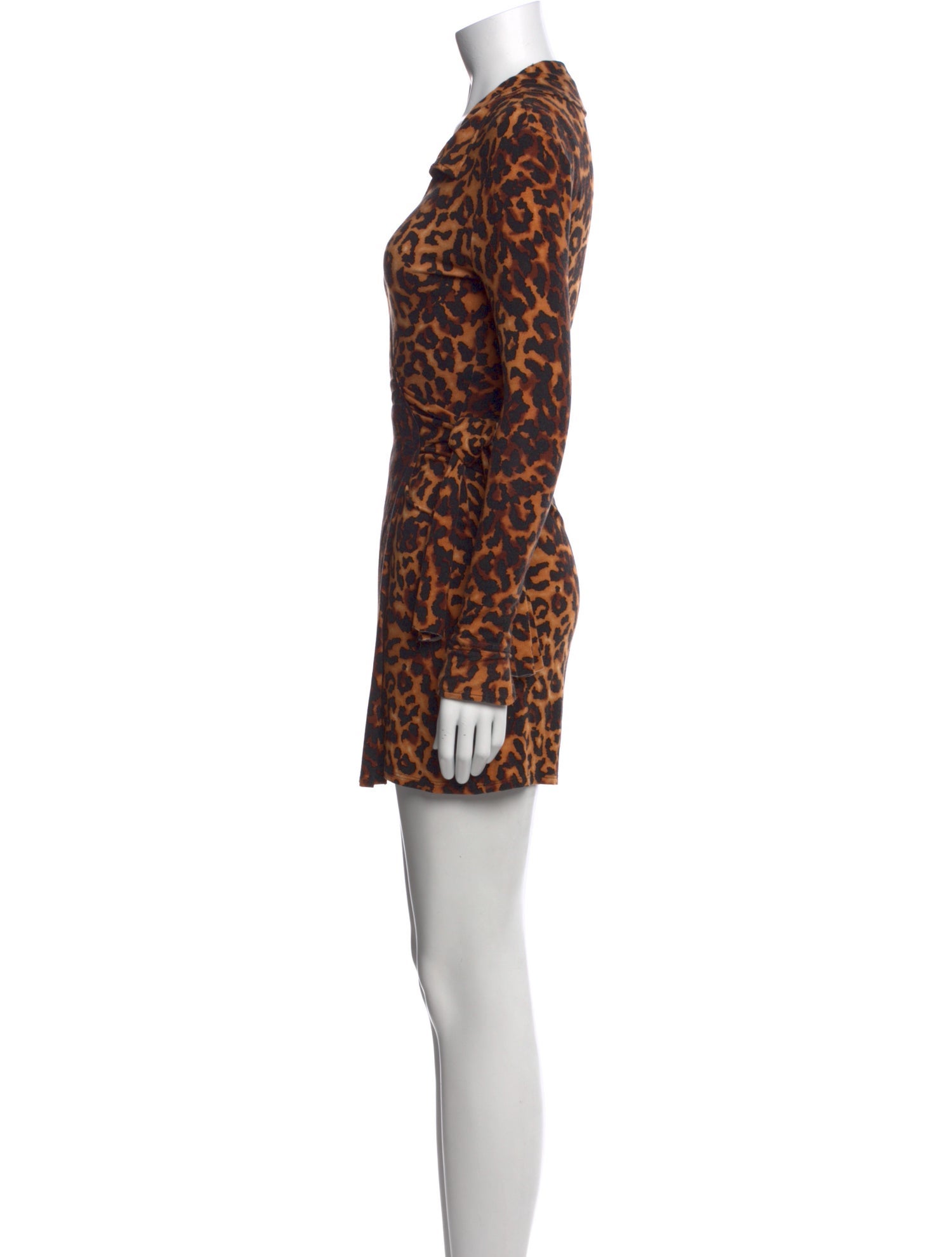 Reformation Animal Print Mini Dress
