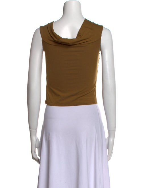 Reformation Cowl Neck Sleeveless Crop Top