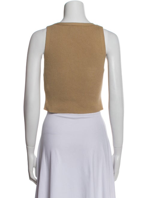 Reformation V-Neck Sleeveless Crop Top