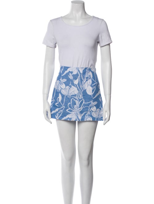 Reformation Linen Printed Skirt Set