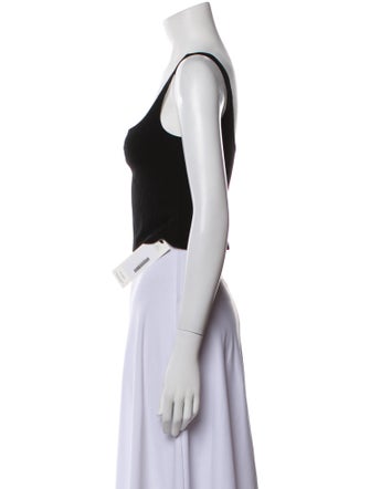 Reformation Square Neckline Sleeveless Crop Top