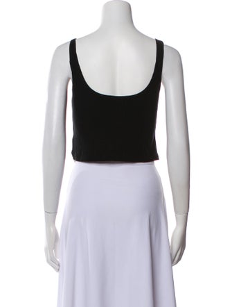 Reformation Square Neckline Sleeveless Crop Top
