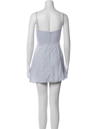 Reformation Square Neckline Mini Dress